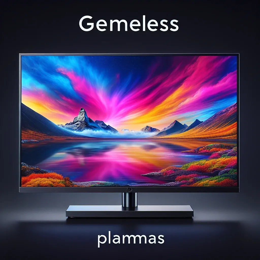What is a frameless plasma monitor?