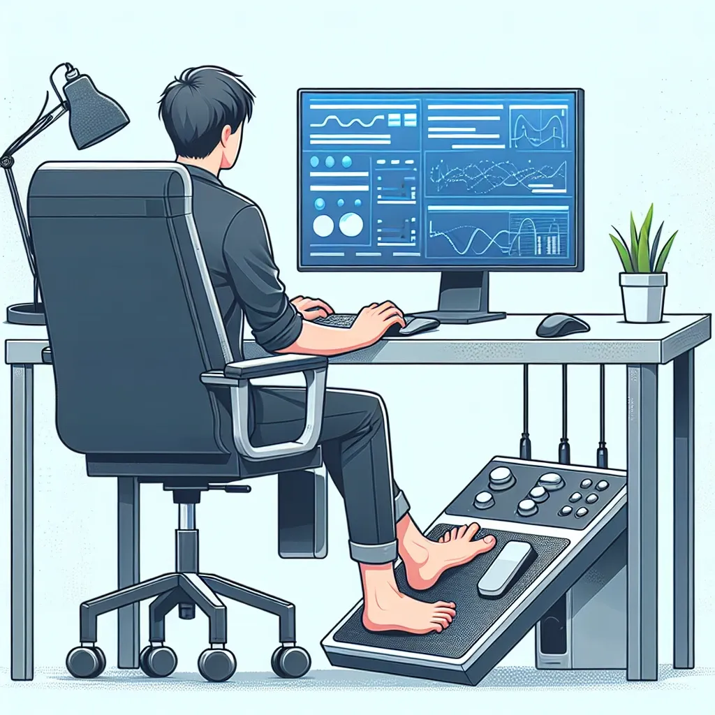 What advantages do foot-controlled computer input devices offer?